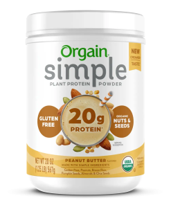 Simple Organic Plant-Based Protein Powder - Peanut Butter
