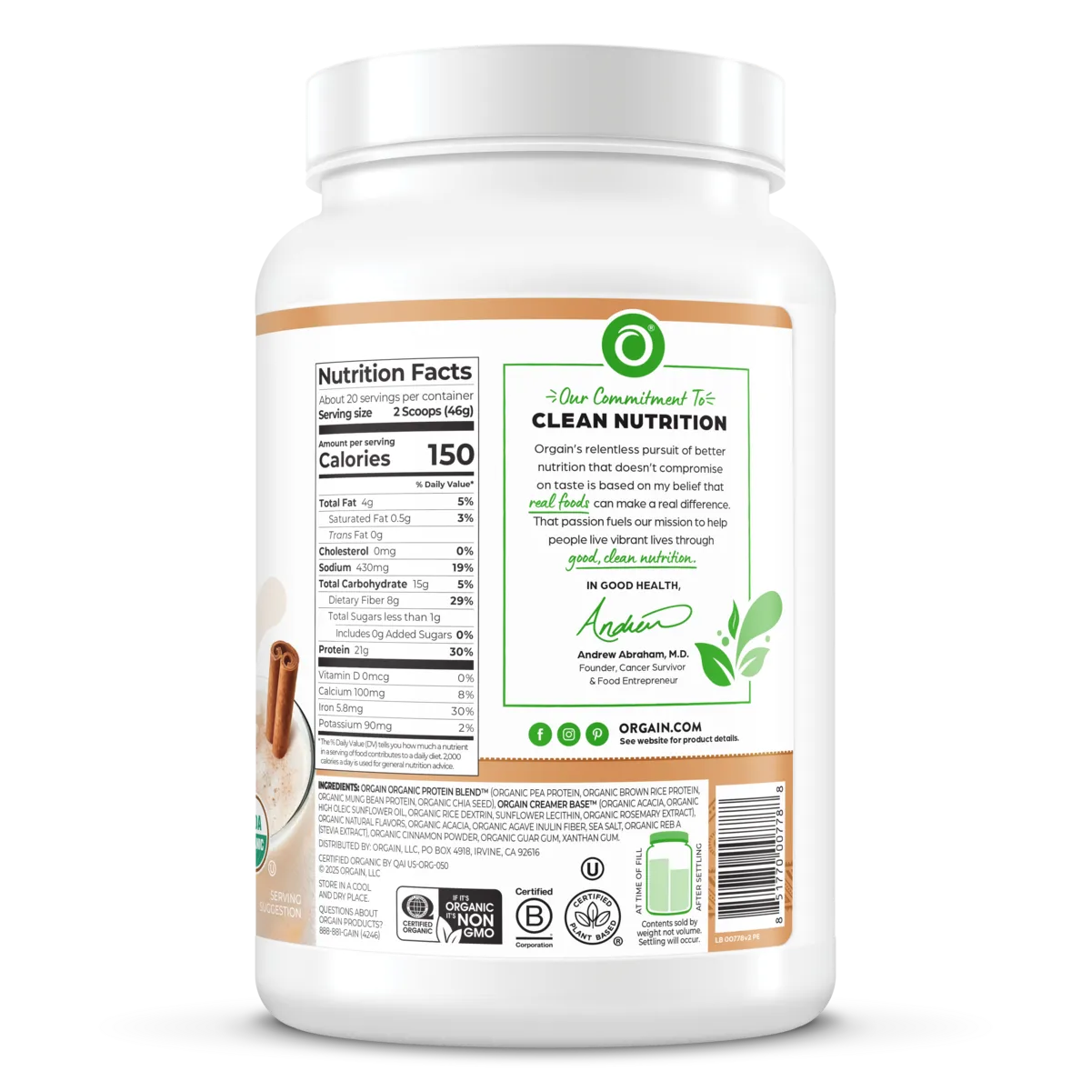 851770007788-v2-PE-Orgain-ProteinPowder-2.03lb-Horchata-20241120-SideB-HIRES-web_1200px.png